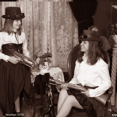 Steampunk Themed Shoot for Sisters