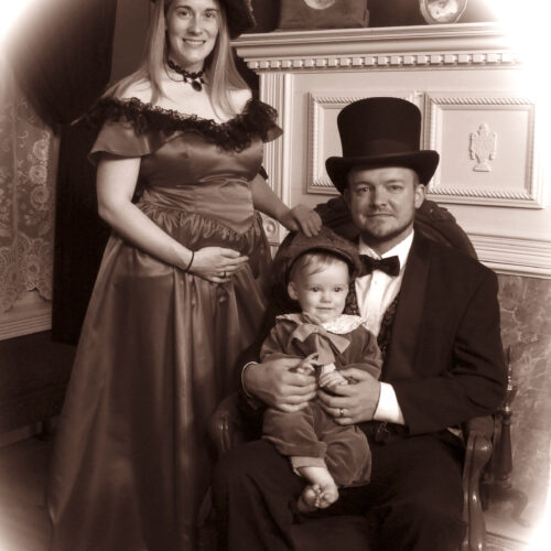 Victorian Themed Family Photo