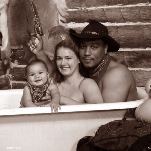 Family Themed Bath Photo
