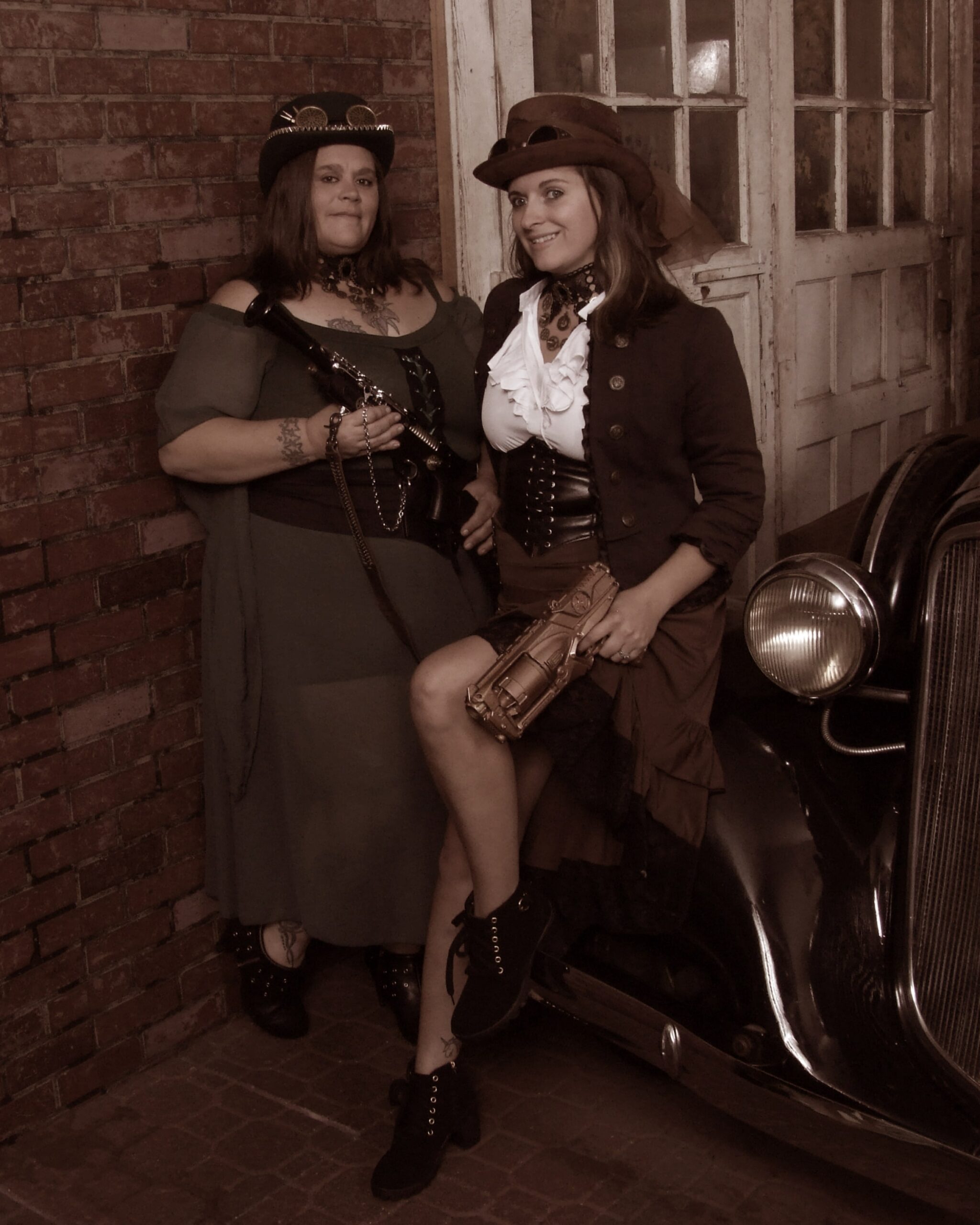 Sisters in a Steampunk