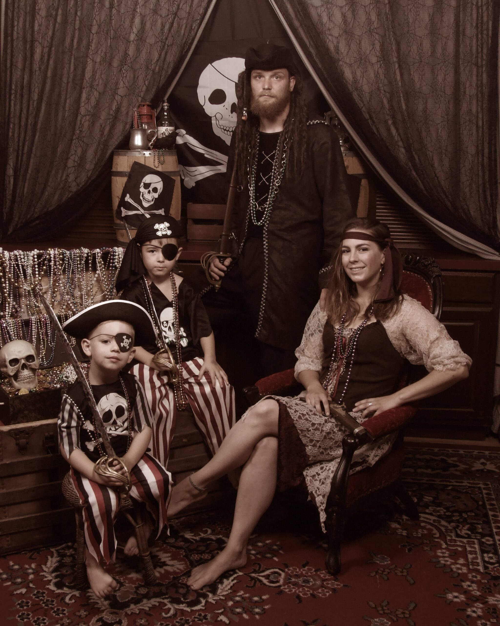Four People Pirate Theme